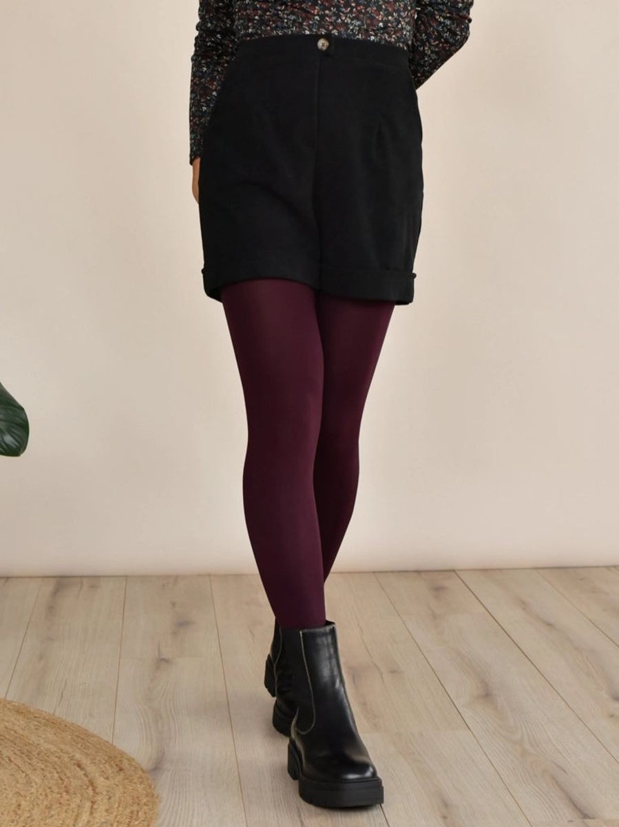 Hot Rachel Comfy 80D Tights Burgundy