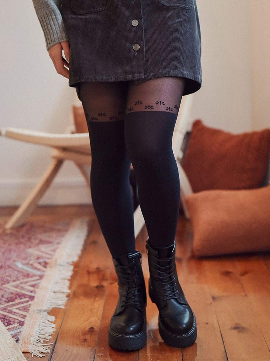 Best Rachel Over-The-Knee Speckled Tights