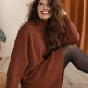 Wholesale Rachel Astrid Sweater Knit Dress Caramel