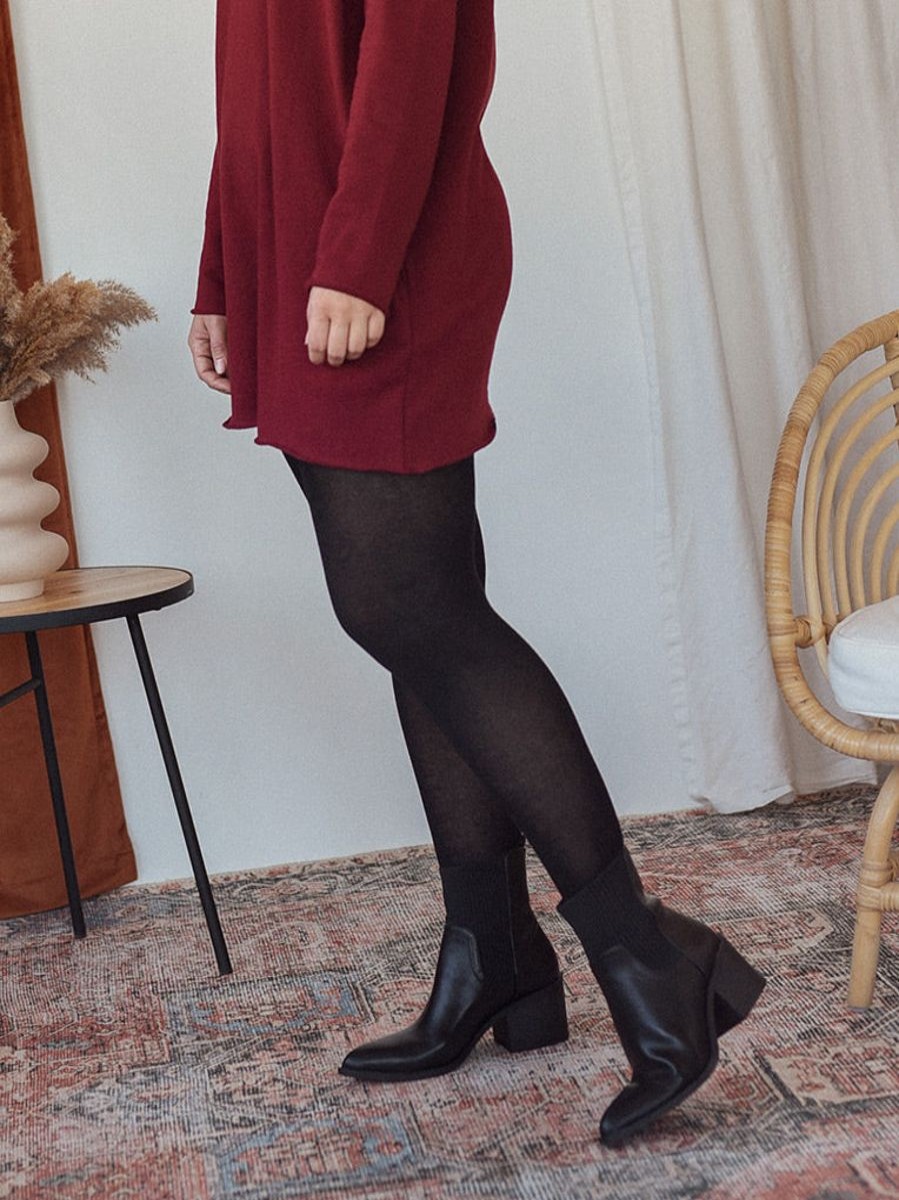 Wholesale Rachel Lyocell 80D Warm Tights Black