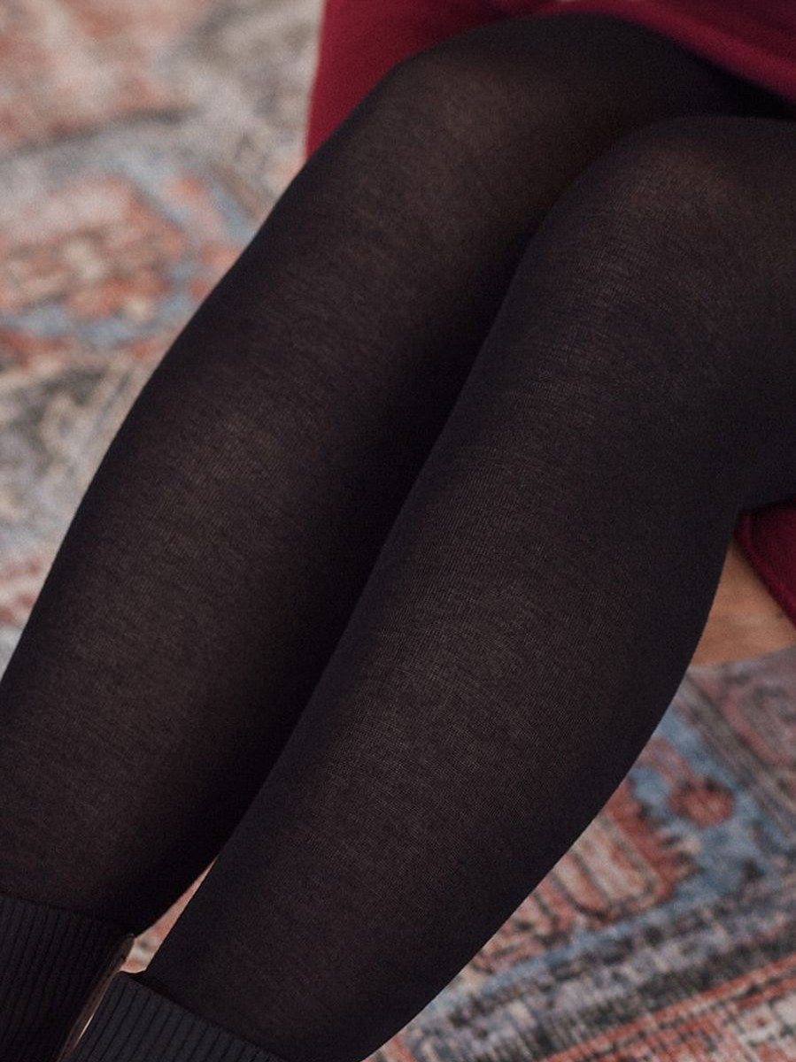 Wholesale Rachel Lyocell 80D Warm Tights Black