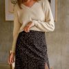 Wholesale Rachel Wendy Black Floral Skirt